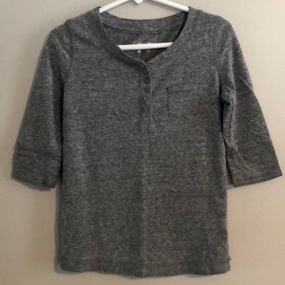 Girls Cherokee Henley Tee